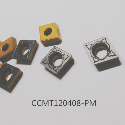 Inserzioni d'acciaio dure del carburo di tungsteno dell'acciaio legato di CCMT120408-PM