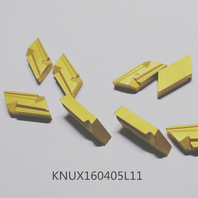 Inserzioni del carburo di CNC di KNUX160405L per 92 HRC acciaio temperato